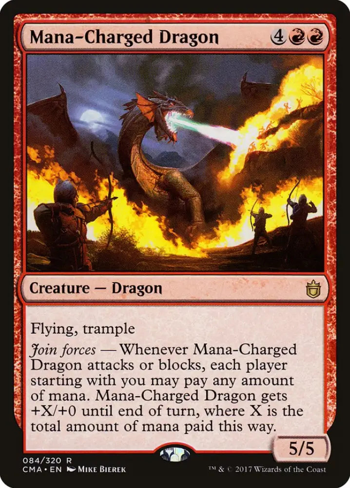 Mana-Charged Dragon [Commander Anthology] - MTG Single