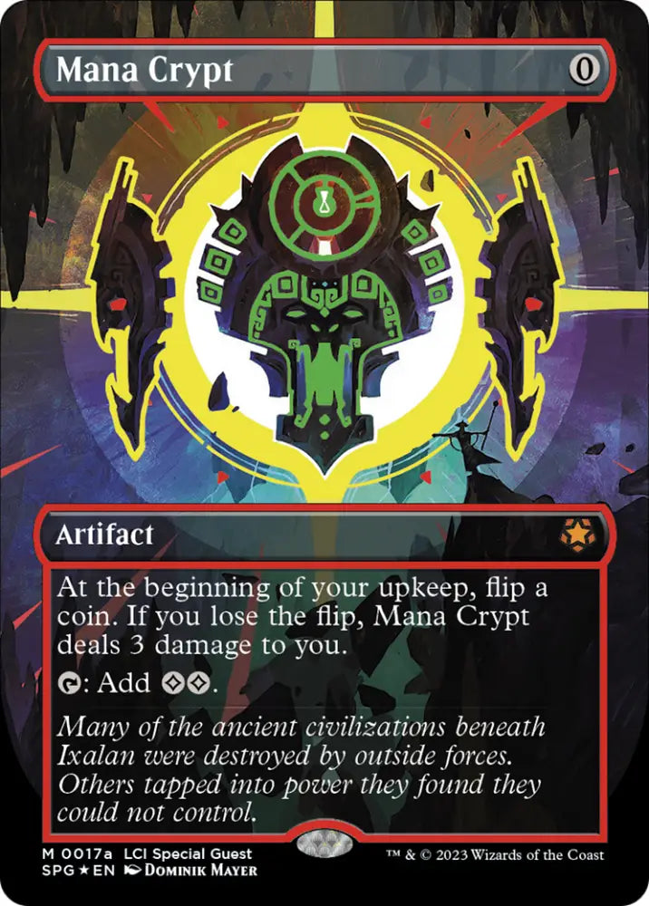 Mana Crypt (0017a) (Borderless) [The Lost Caverns of Ixalan Special Guests] - MTG Single