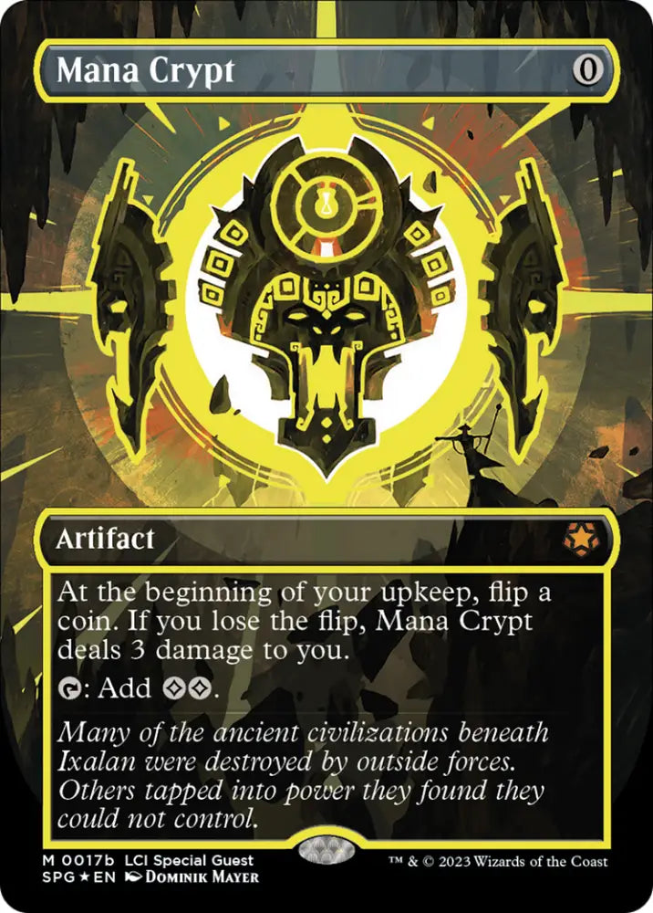 Mana Crypt (0017b) (Borderless) [The Lost Caverns of Ixalan Special Guests] - MTG Single