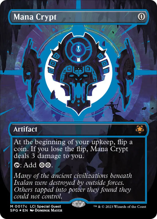Mana Crypt (0017c) (Borderless) [The Lost Caverns of Ixalan Special Guests] - MTG Single