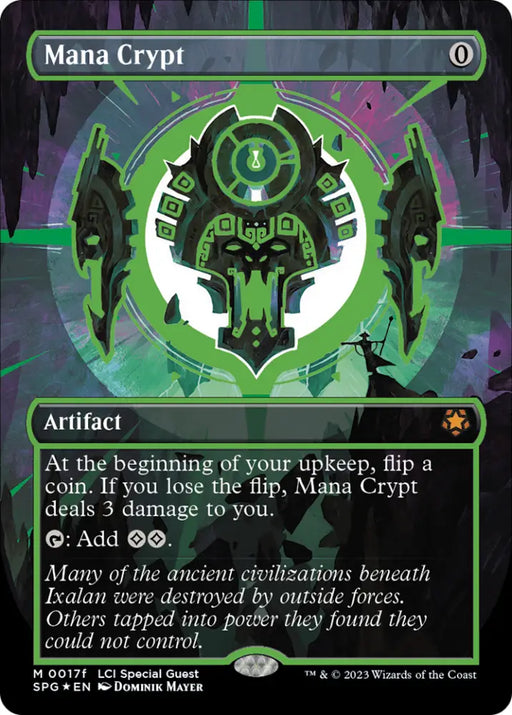 Mana Crypt (0017f) (Borderless) [The Lost Caverns of Ixalan Special Guests] - MTG Single