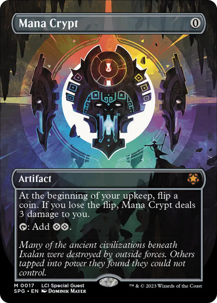 Mana Crypt (Borderless) [The Lost Caverns of Ixalan Special Guests] - MTG Single