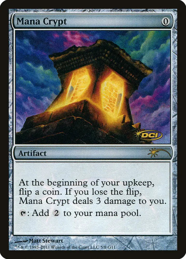 Mana Crypt [Judge Gift Cards 2011] - MTG Single