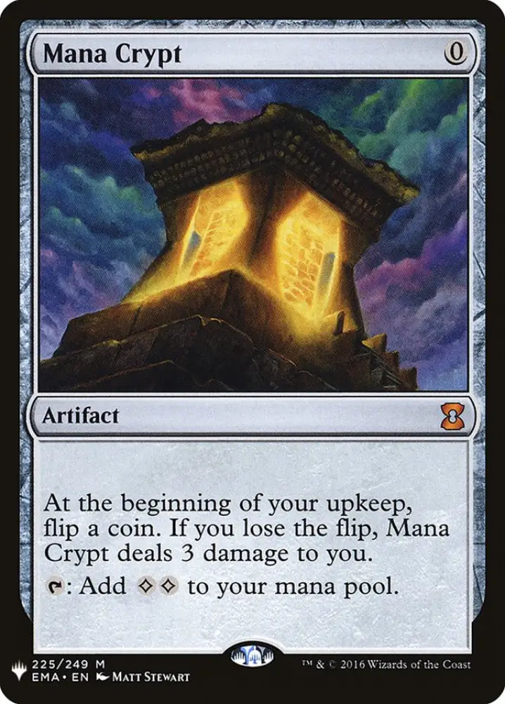 Mana Crypt [Mystery Booster] - MTG Single