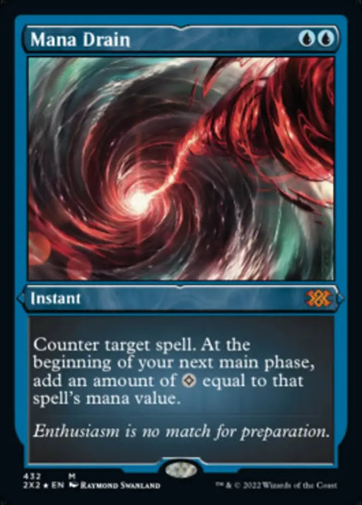Mana Drain (Foil Etched) [Double Masters 2022] - MTG Single