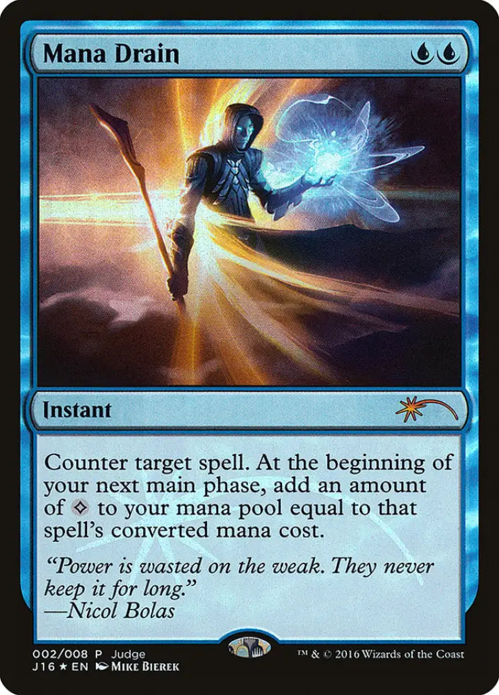 Mana Drain [Judge Gift Cards 2016] - MTG Single