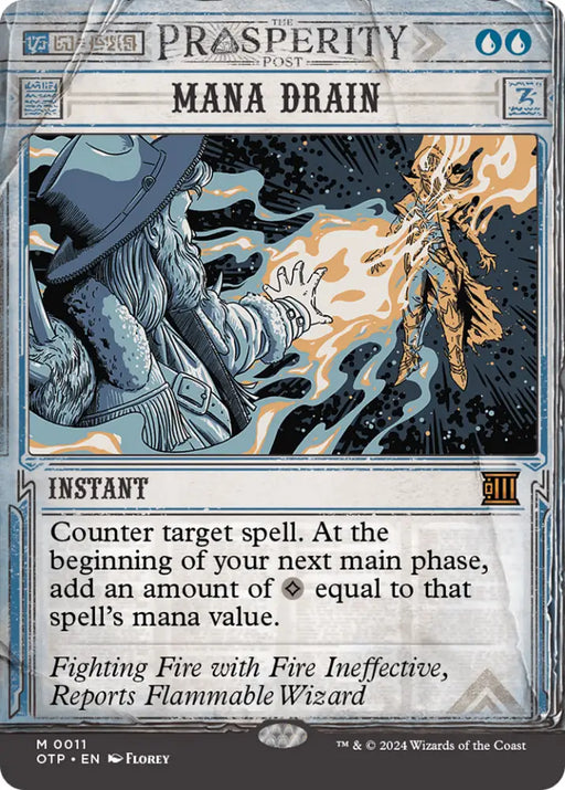 Mana Drain [Outlaws of Thunder Junction: Breaking News] - MTG Single
