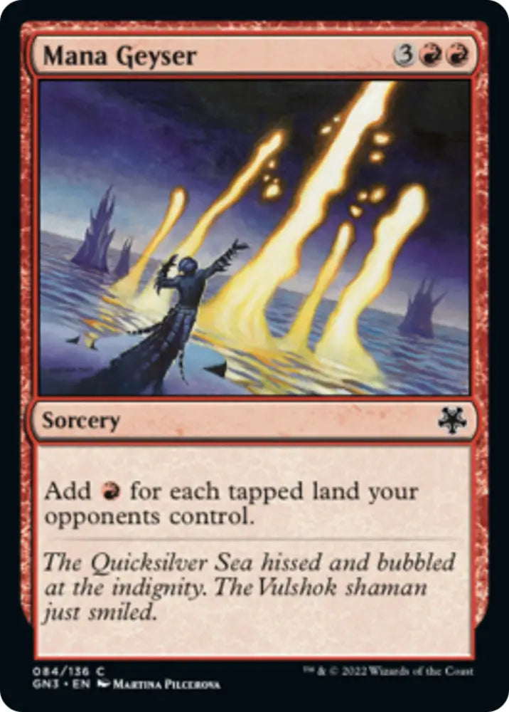 Mana Geyser [Game Night: Free-for-All] - MTG Single