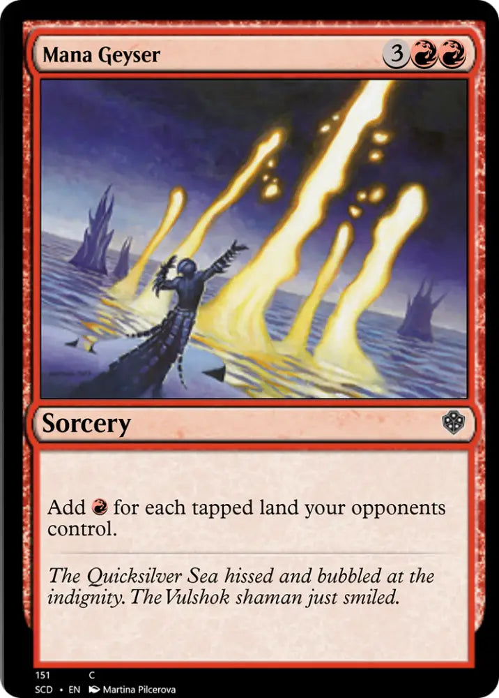 Mana Geyser [Starter Commander Decks] - MTG Single