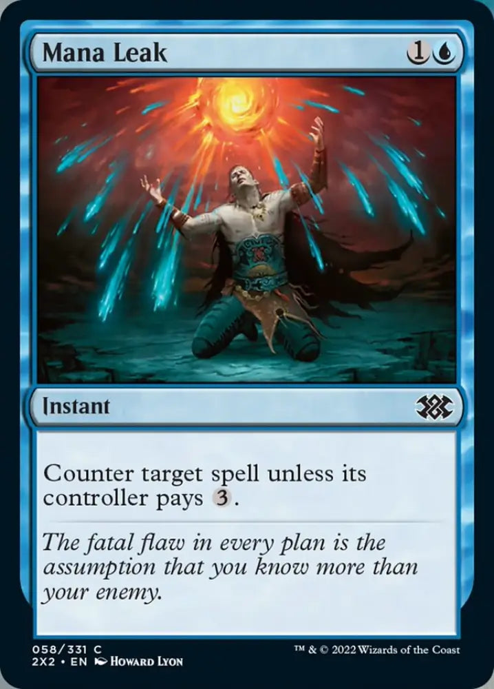 Mana Leak [Double Masters 2022] - MTG Single