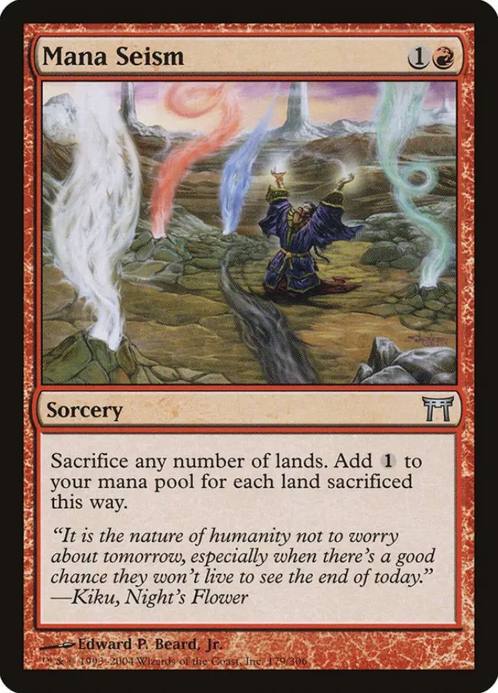 Mana Seism [Champions of Kamigawa] - MTG Single