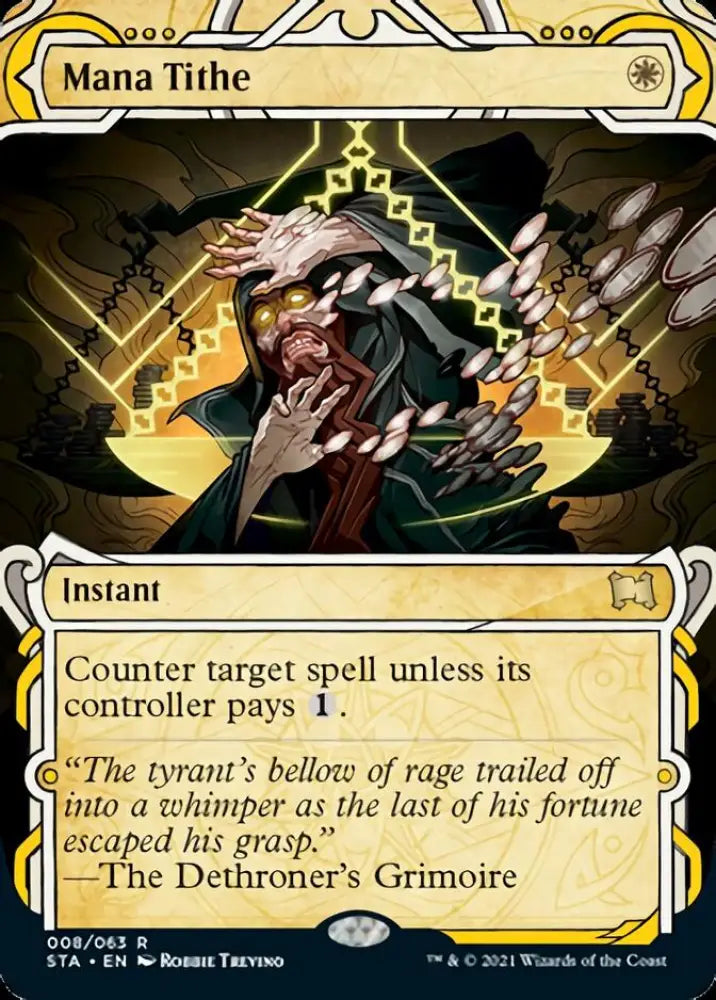 Mana Tithe (Foil Etched) [Strixhaven: School of Mages Mystical Archive] - MTG Single