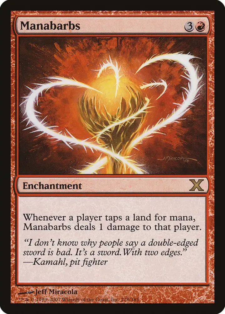 Manabarbs [Tenth Edition] - MTG Single