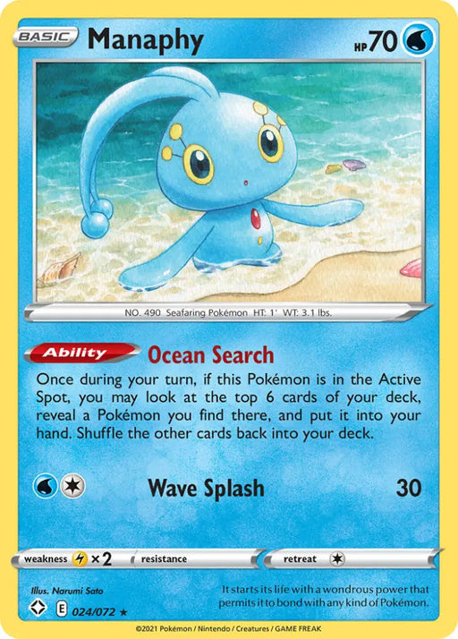 Manaphy (024/072) [Sword & Shield: Shining Fates] - Pokemon Single