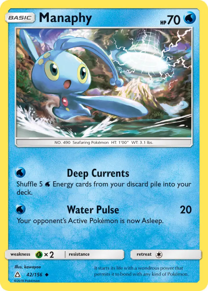 Manaphy (42/156) [Sun & Moon: Ultra Prism] - Pokemon Single