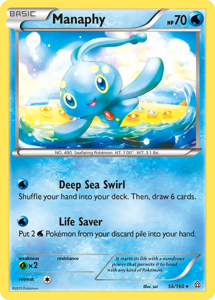 Manaphy (56/160) [XY: Primal Clash] - Pokemon Single