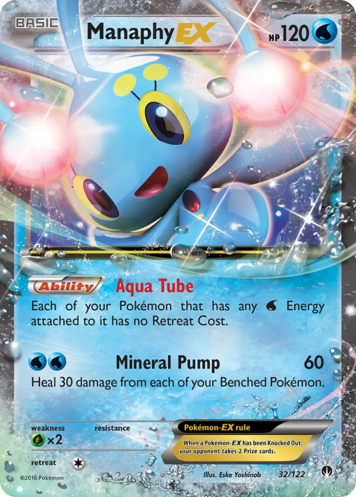 Manaphy EX (32/122) [XY: BREAKpoint] - Pokemon Single