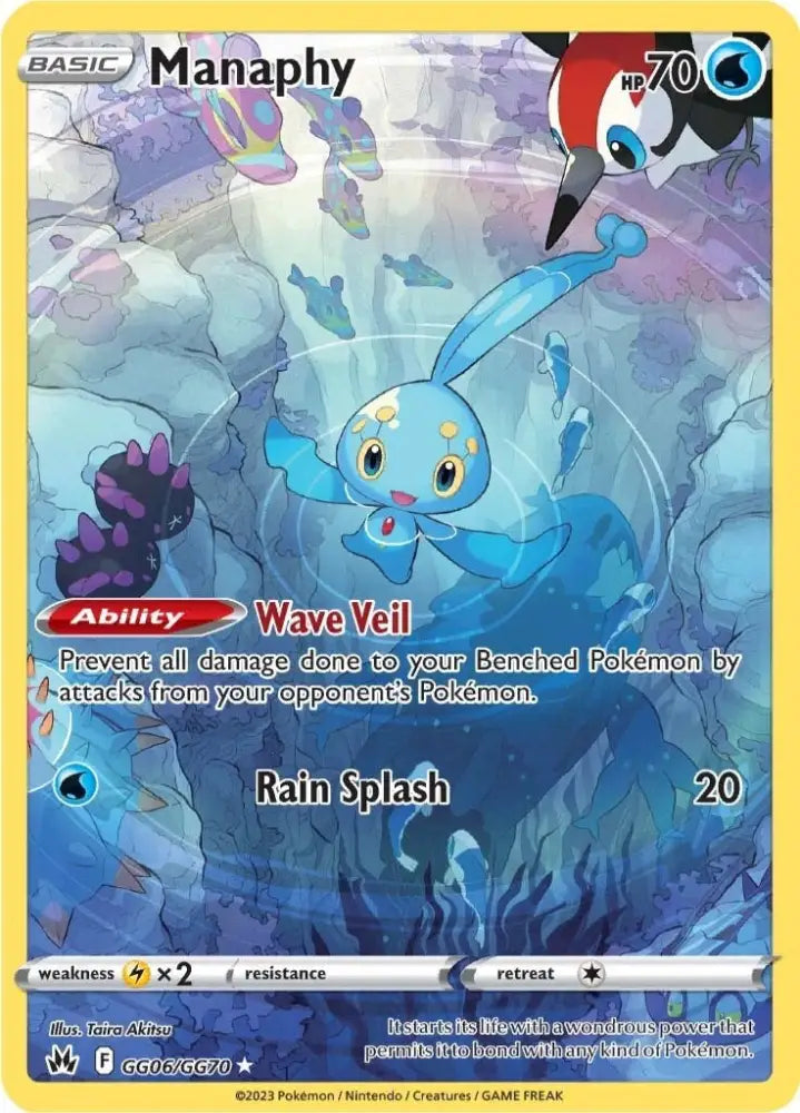 Manaphy (GG06/GG70) [Sword & Shield: Crown Zenith] - Pokemon Single