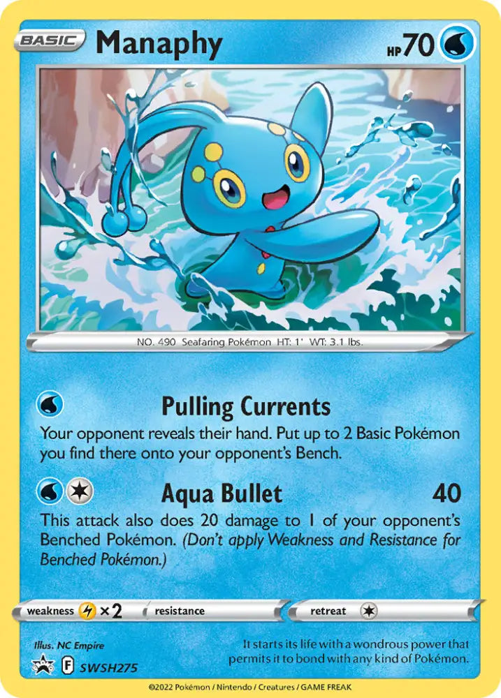 Manaphy (SWSH275) [Sword & Shield: Black Star Promos] - Pokemon Single