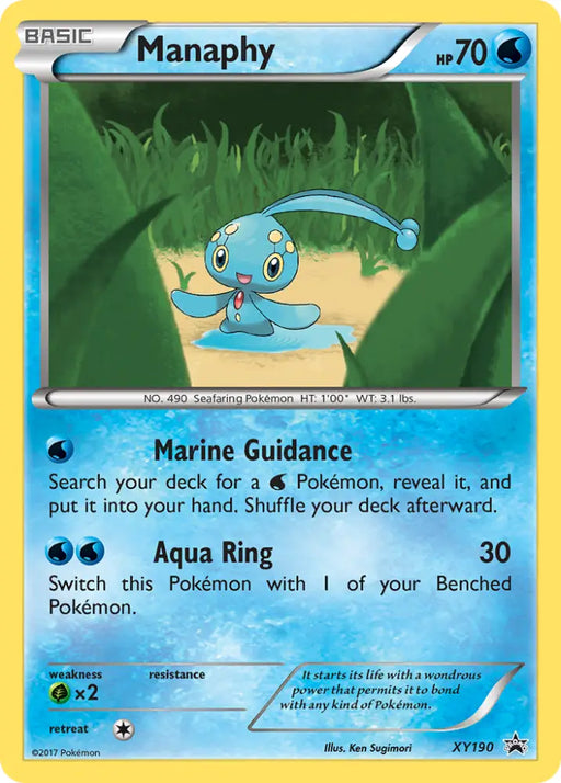 Manaphy (XY190) [XY: Black Star Promos] - Pokemon Single