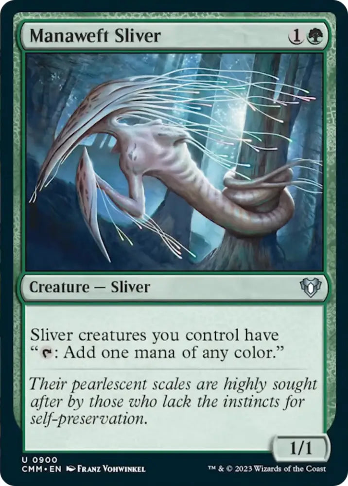 Manaweft Sliver [Commander Masters] - MTG Single