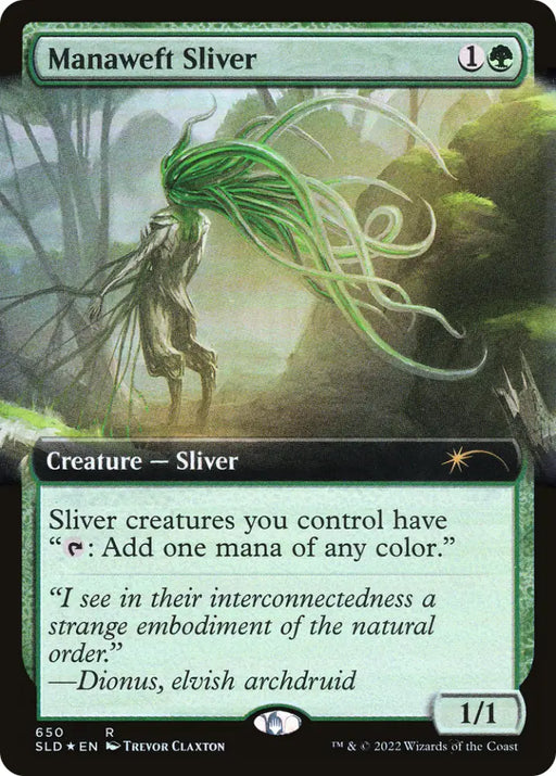 Manaweft Sliver (Extended Art) [Secret Lair Drop Promos] - MTG Single