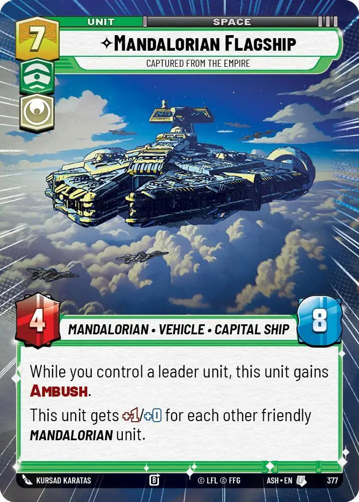 Mandalorian Flagship - Captured from the Empire (Hyperspace) (377) [Ashes of the Empire]