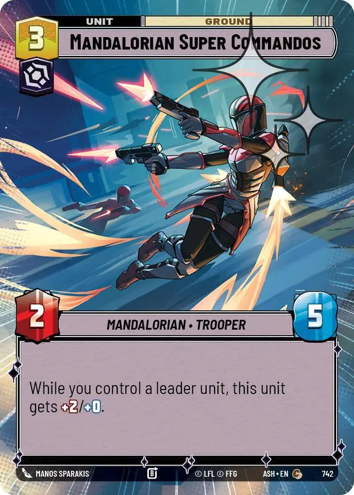 Mandalorian Super Commandos (Hyperspace Foil) (742) [Ashes of the Empire]