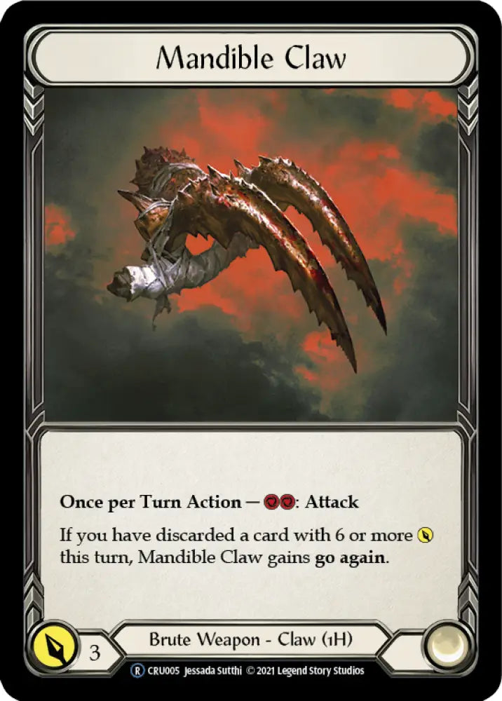 Mandible Claw [Crucible of War Unlimited] Unlimited Normal - Flesh And Blood Single