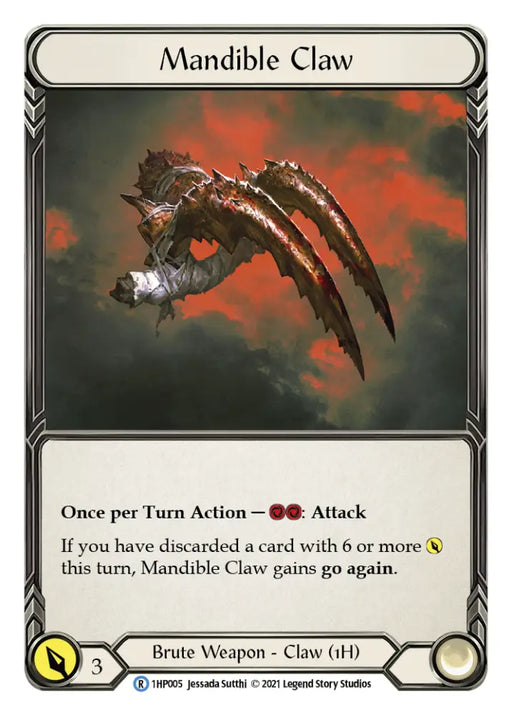 Mandible Claw (Right) [1HP005] (History Pack 1) - Flesh And Blood Single