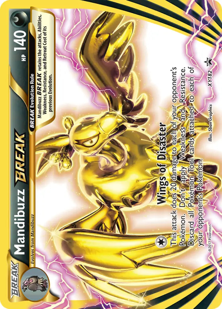 Mandibuzz BREAK (XY182) [XY: Black Star Promos] - Pokemon Single