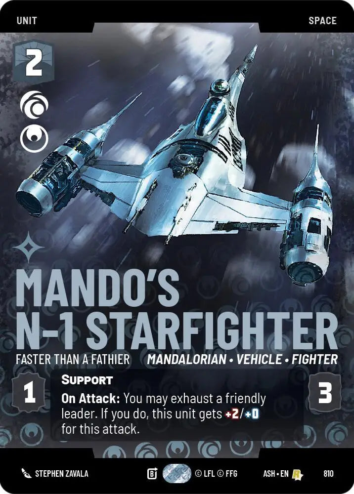 Mando's N-1 Starfighter - Faster than a Fathier (Prestige) (810) [Ashes of the Empire]