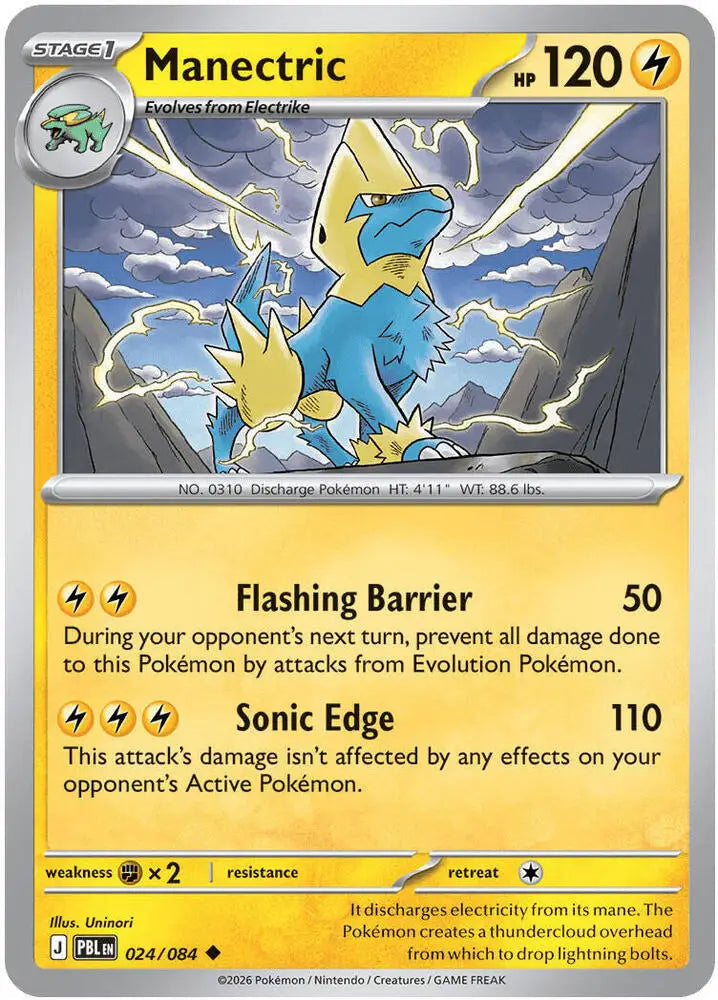 Manectric - 024/084 [ME05: Pitch Black]