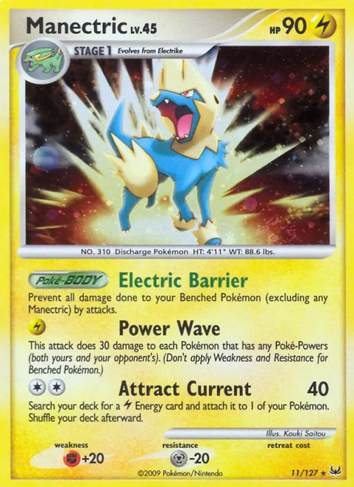 Manectric (11/127) [Platinum: Base Set] - Pokemon Single