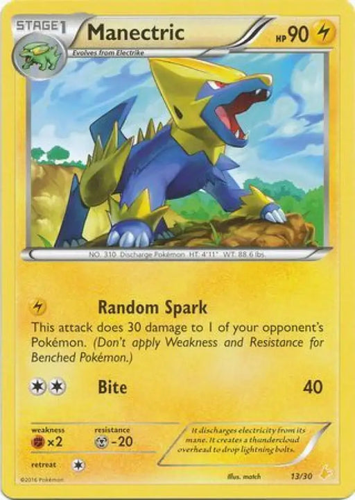 Manectric (13/30) [XY: Trainer Kit 3 - Pikachu Libre] - Pokemon Single