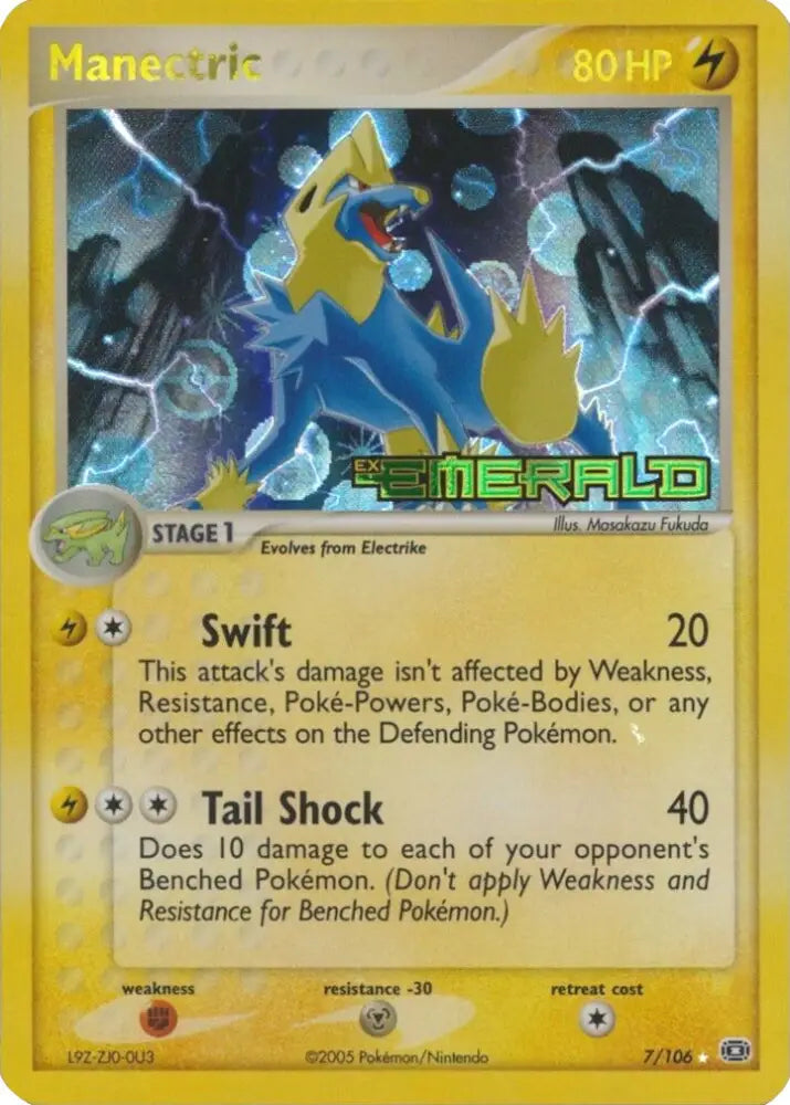 Manectric (7/106) (Stamped) [EX: Emerald] - Pokemon Single