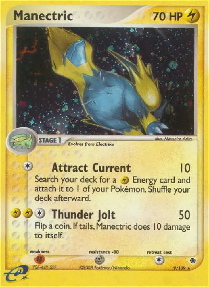 Manectric (9/109) [EX: Ruby & Sapphire] - Pokemon Single