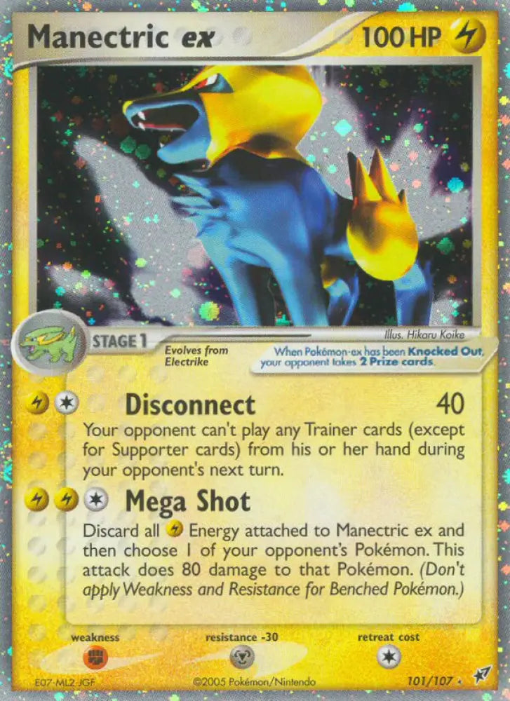 Manectric ex (101/107) [EX: Deoxys] - Pokemon Single