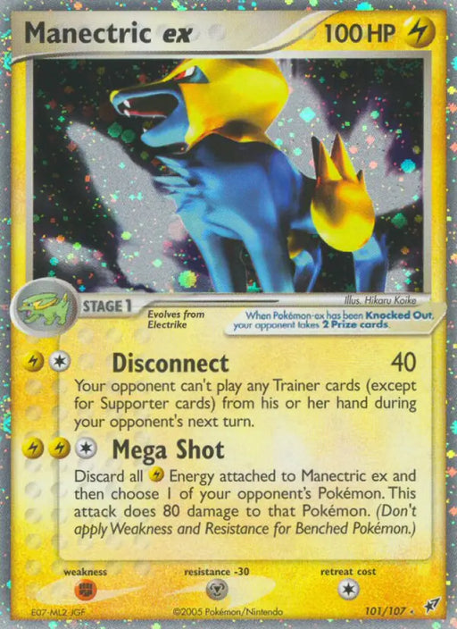 Manectric ex (101/107) [EX: Deoxys] - Pokemon Single