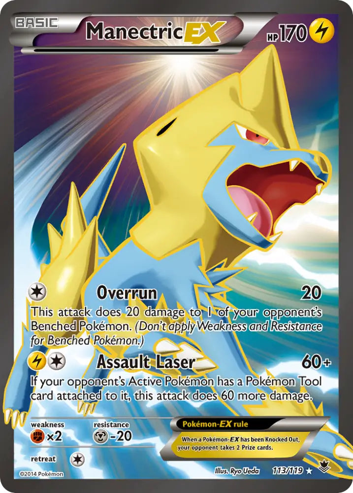 Manectric EX (113/119) [XY: Phantom Forces] - Pokemon Single