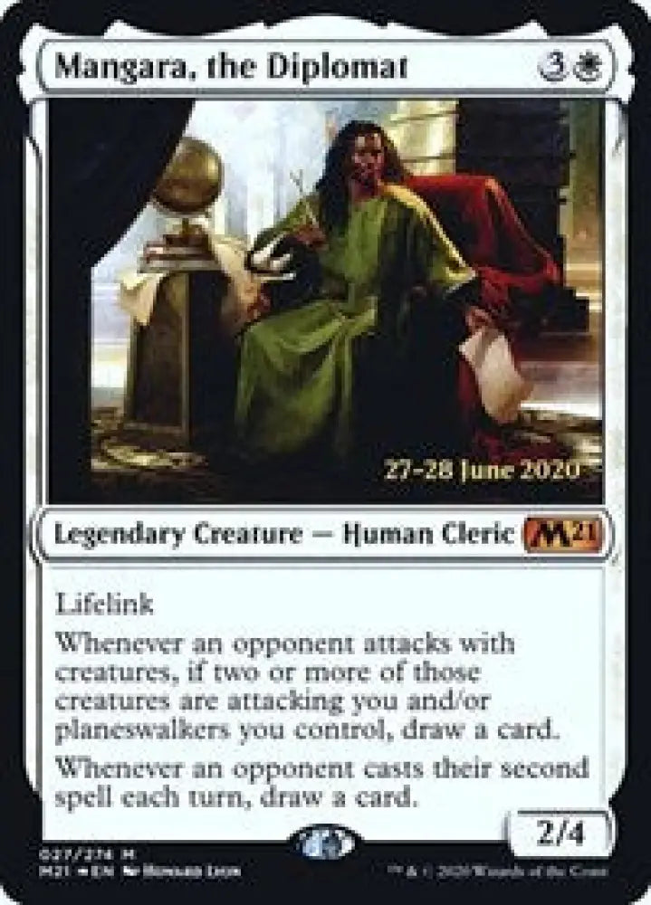 Mangara, the Diplomat (27) [Prerelease Cards]