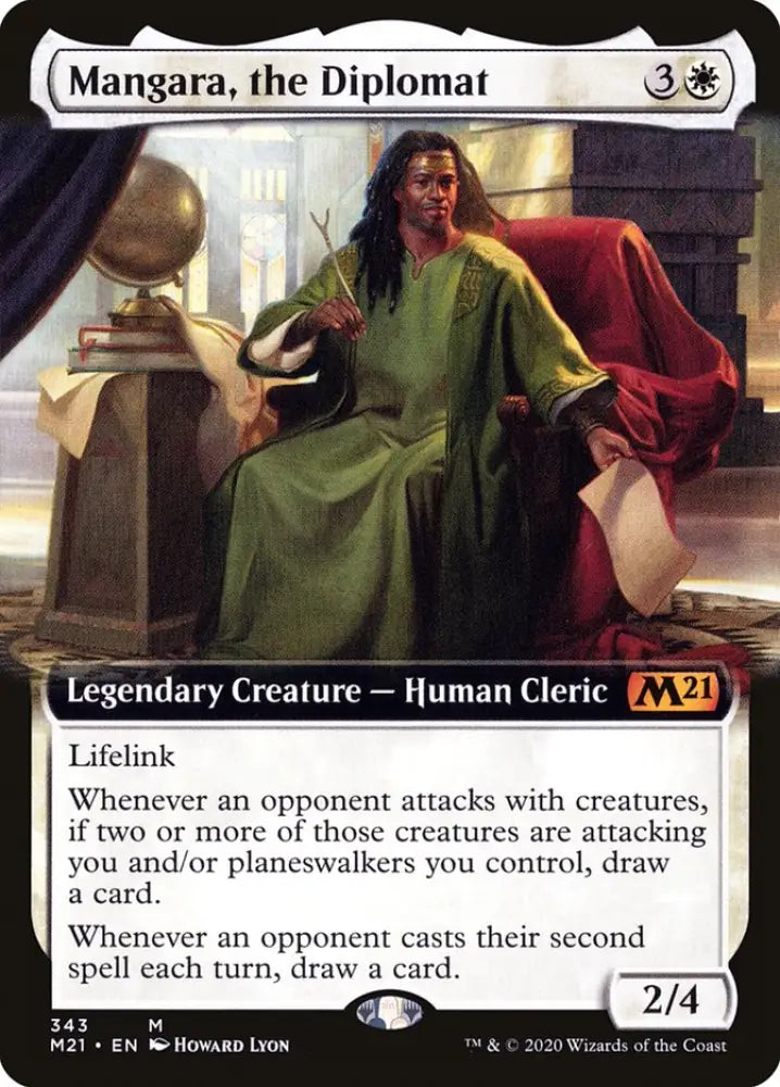 Mangara the Diplomat (Extended Art) [Core Set 2021] - MTG Single