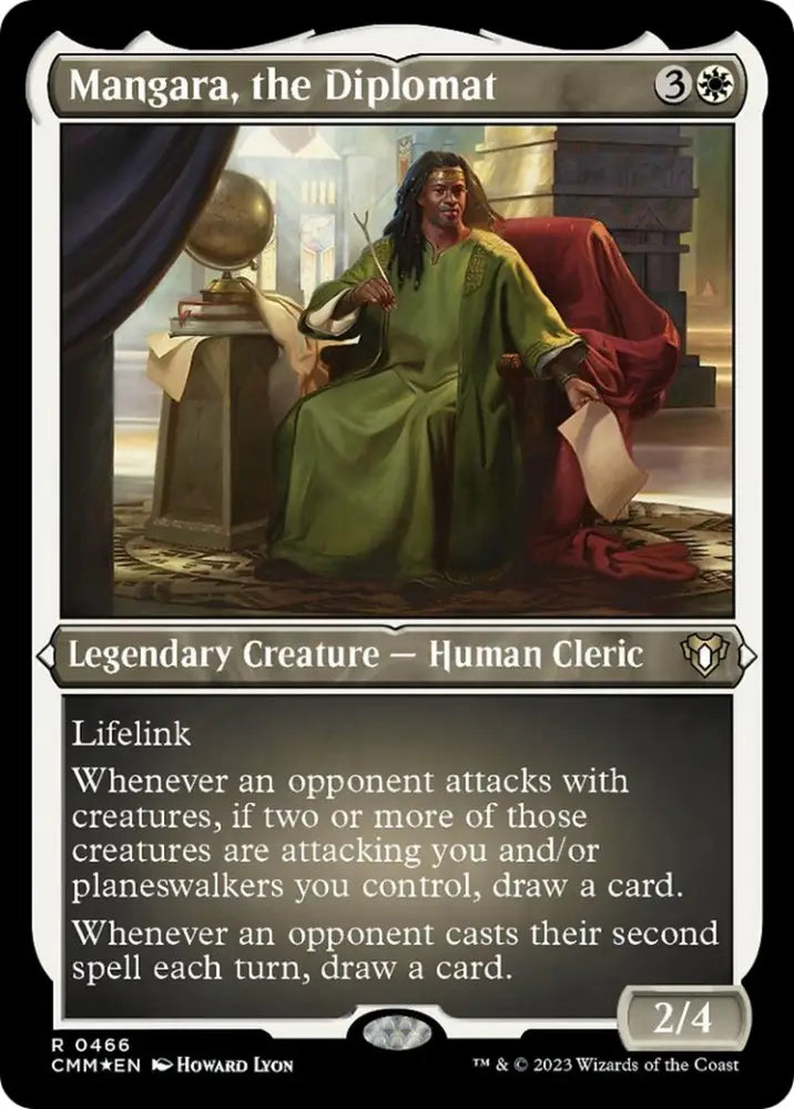 Mangara the Diplomat (Foil Etched) [Commander Masters] - MTG Single