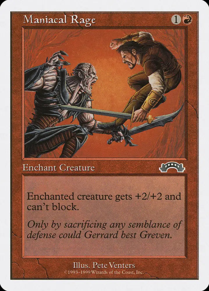 Maniacal Rage [Battle Royale] - MTG Single