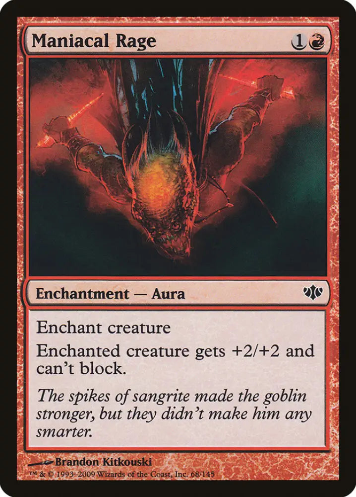 Maniacal Rage [Conflux] - MTG Single