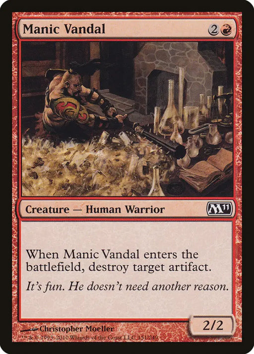 Manic Vandal [Magic 2011] - MTG Single