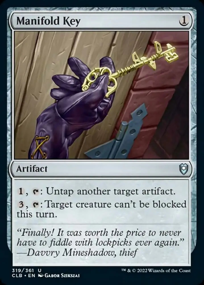 Manifold Key [Commander Legends: Battle for Baldur’s Gate] - MTG Single