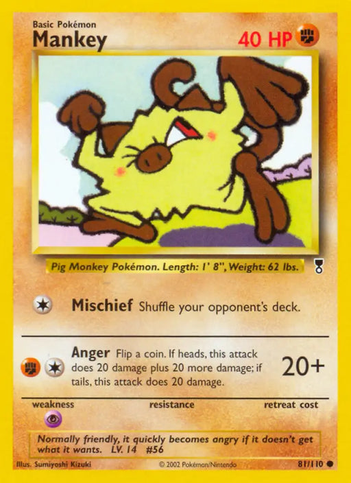 Mankey (81/110) [Legendary Collection] - Pokemon Single