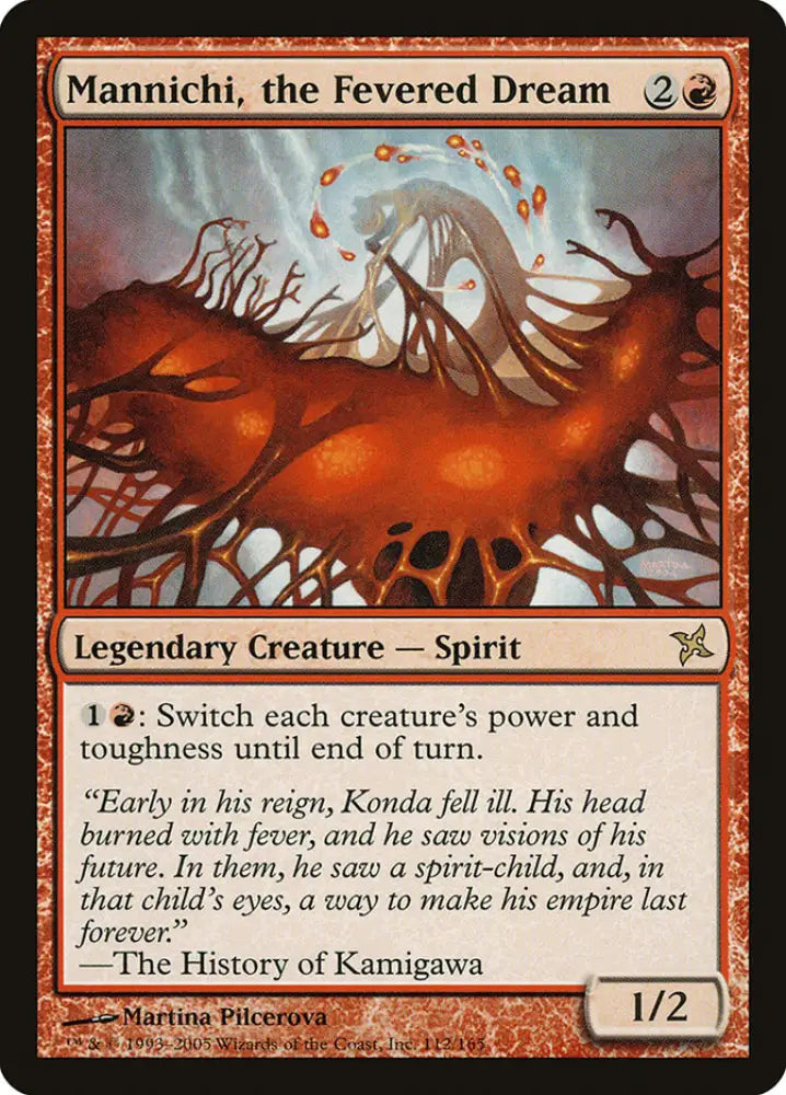Mannichi the Fevered Dream [Betrayers of Kamigawa] - MTG Single