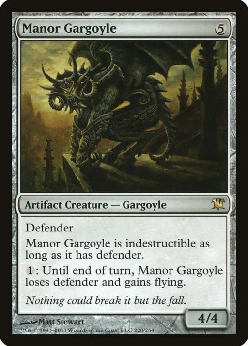 Manor Gargoyle [Innistrad] - MTG Single
